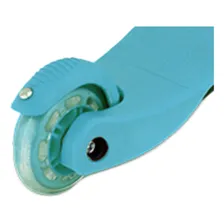 Patinete Infantil Com Led Altura Ajustável 3 Rodas Azul Foto mini 4