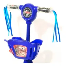 Patinete Infantil Disney Frozen C/ Luzes E Cesta 3 Rodas Nov Cor Carros (azul) Homem Aranha Foto mini  3
