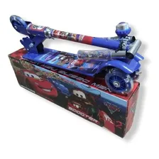 Patinete Infantil Metal Carros Mcqueen 3 Rodas Led Cars Foto mini 2