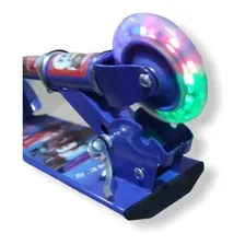Patinete Infantil Metal Carros Mcqueen 3 Rodas Led Cars Foto mini 3