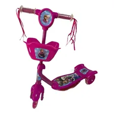 Patinete Infantil Musical Frozen 3 Rodas Com Luzes Foto mini 2