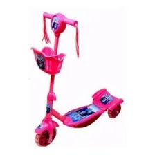 Patinete Infantil Musical Frozen 3 Rodas Com Luzes Foto mini 1