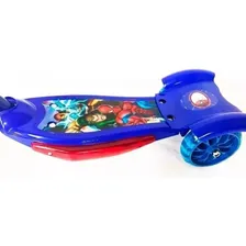 Patinete Musical 3 Rodas Cesta Vingadores + Kit Proteção Cor Azul Foto mini 3
