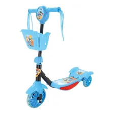 Patinete Musical Infantil Azul Com Cesta E Luzes Led Panda Mini Panda Foto mini 1