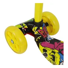 Patinete Thunder Bel Com Deck Estampado E Leds Amarelo Foto mini 2