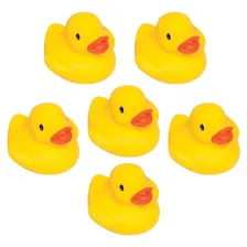 Patinho De Borracha Para Banho BebĂȘ Kit Com 6 Unidades Foto mini 3