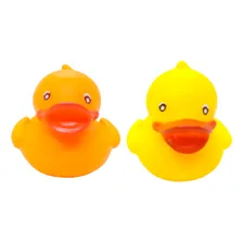 Pato De Borracha Para Banho Kit Com 4 Unidades Patinho Macio Foto mini  3
