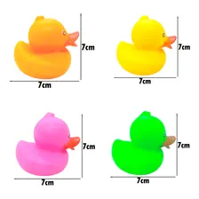 Pato De Borracha Para Banho Kit Com 4 Unidades Patinho Macio Foto mini  2