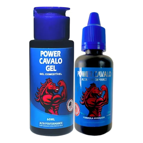 Pau De Cavalo Gotas E Gel Cavalo Gel Crescimento Sabor Saborizado - Produto Foto 1