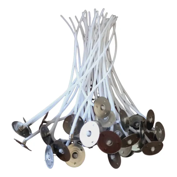 Pavios Para Velas Decorativas 18cm - 100 Unidades Foto 1