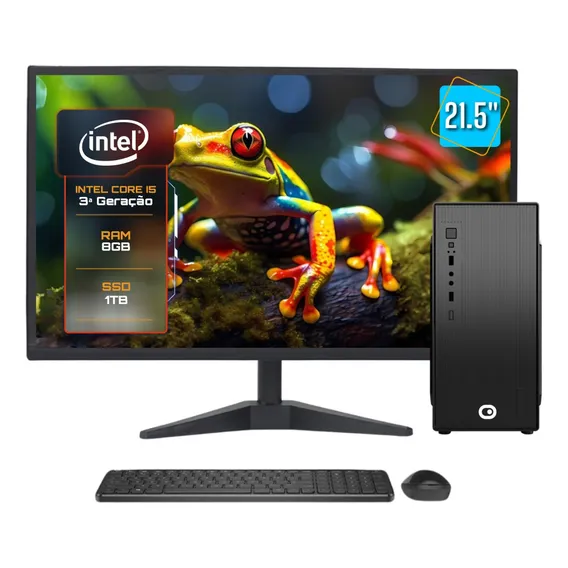 Pc Completo 2eletro Speed Intel I5 3ª 8gb 1tb Monitor 21 Foto 1