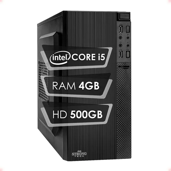 Pc Computador Cpu Intel Core I5 4gb Hd 500gb Strong Tech Foto 1
