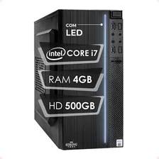 Pc Computador Cpu Intel Core I7 4gb Hd 500gb Strong Tech Foto mini 1