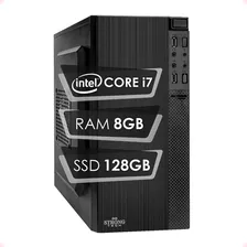 Pc Computador Cpu Intel Core I7 8gb Ssd 128gb Strong Tech Foto mini 1