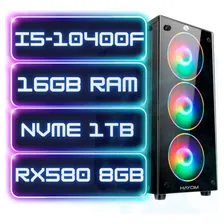 Pc Computador Gamer I5-10400f 16gb Ram Nvme 1tb Rx580 8gb Foto mini 1
