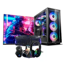 Pc Cpu Gamer I7 16gb Nvidia 2gb + Monitor 21 +kit Game +wifi Foto mini 1