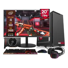 Pc Gamer Completo 2eletro Win I5 16gb 240gb Radeon Rx550 2gb Foto  mini 1