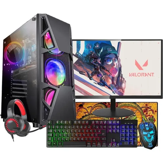 Pc Gamer Completo I3 7 Gt 740 8gb Ssd 480gb Monitor 19 Foto 1