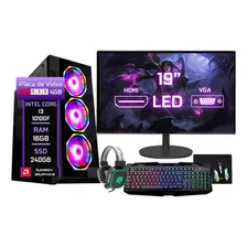 Pc Gamer Completo Intel I3 10 16gb Ssd 240gb Rx550 4gb 500w Foto mini  2