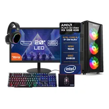 Pc Gamer Completo Intel I5 3ª 16gb Rx 550 4gb Ssd 240gb Foto  mini 1