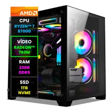 Pc Gamer Computador Amd Ryzen 7 8700g / 32gb Ddr5 / 1tb Nvme Foto mini 1