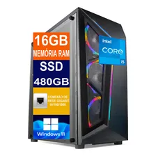 Pc Gamer Computador Cpu I5 / 16gb / Ssd 480gb / Rx 550 4gb Foto  mini 1