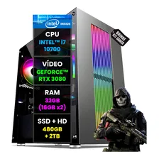 Pc Gamer Computador Intel I7 32gb Rtx 3080 Ssd 480gb Hd 2tb Foto  mini 1