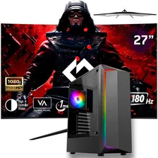 PC para jogos com 27 monitores curvos Amd Ryzen 5 Foto mini 1