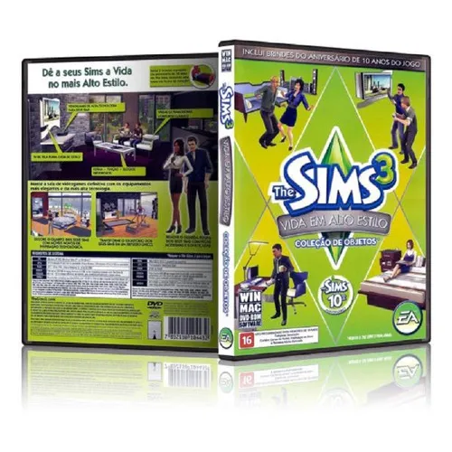 Pc The Sims 3 Vida Em Alto Estilo - Pacote De Objetos- Foto 1