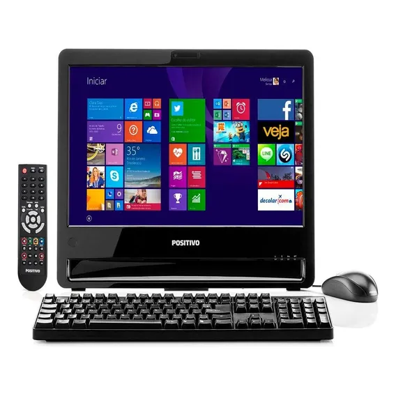 PC TV Led Positivo All In One Union Dual Core 4g RAM 500gb HD Foto 1