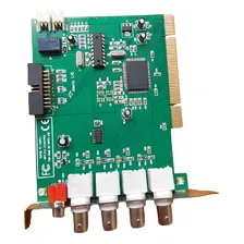 Pci Placa Captura Vídeo Dvr 4 Canais Para Câmeras Ws-dsr104 Foto mini  3