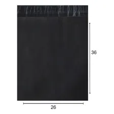 Pct 100 Envelope Plastico Saco Seguranca 26x36 Tipo Sedex Foto mini 4