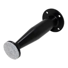 PĂ© 12 Cm Altura AlumĂnio Para Armário E Moveis Preto 6 Un Foto mini 3