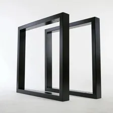 Pé Base Para Mesa Preto Fosco 2 Peças Estilo Industrial Foto  mini 1
