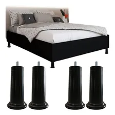 Pé Cama Box De Casal King Jogo Com 8 Peças De 12cm Pezinho Foto mini 2