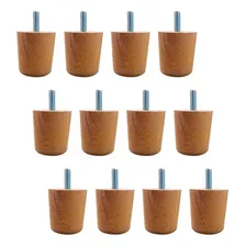 Pé Cama/móveis Box Madeira De Lei Maciça Angelim 5cm - 12pc Foto mini 3