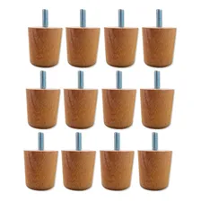 Pé Cama/móveis Box Madeira De Lei Maciça Angelim 5cm - 12pc Foto mini 4