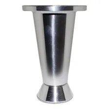 PĂ© CĂ´nico De AlumĂnio 8 Cm De Altura Com Regulagem 4un. Cor AlumĂnio Polido Foto mini 2