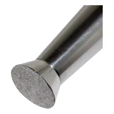 Pé Cônico De Alumínio 8 Cm De Altura Com Regulagem 4un. Cor Alumínio Polido Foto mini  3