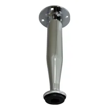 Pé Cônico Para Cama Sofá Com Regulagem Metálico 10cm 4 Uni Cromado Foto mini  3