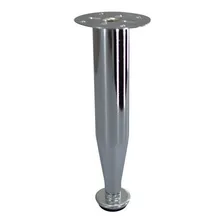 Pé Cônico Para Cama Sofá Com Regulagem Metálico 10cm 4 Uni Cromado Foto mini 4