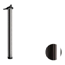 Pe De Mesa 60x730mm Aço Cromado Tubular Com Regulagem Foto mini 2