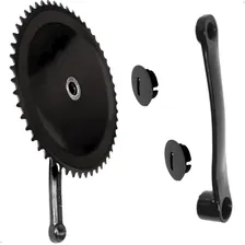 Pé De Vela Bike 52 Dentes Coroa Fechada Preto Total Foto mini 3