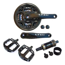 Pe De Vela Garra Ltx Tipo Shimano Pedal Gts Eixo Central Gts Cor Preto Foto mini 1