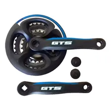 Pe De Vela Ltx Tipo Shimano Catraca Gts 7v Eixo Central Gts Cor Preto / Azul Foto mini 2
