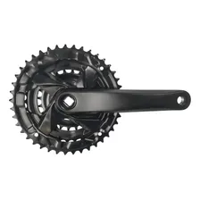 Pe Di Vela Alumínio Tripla Engrenagem Reduzida 24/34/42 Bike Foto  mini 1