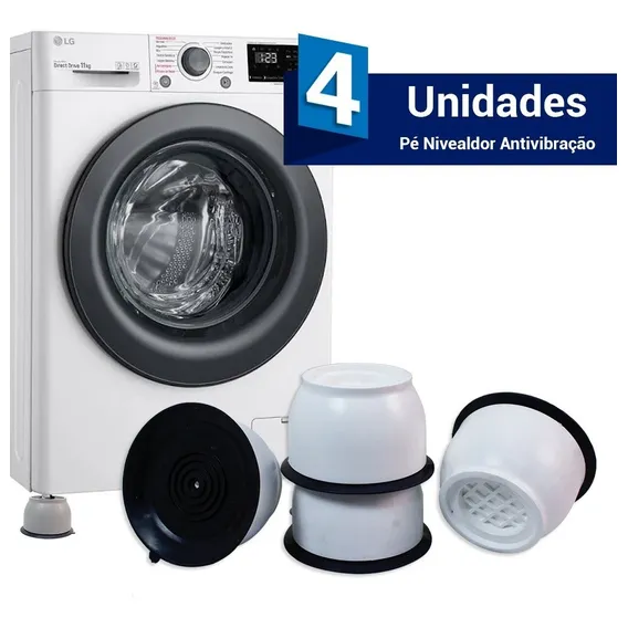 Pé Máquina Lavar Almofada Anti Vibração Suporte Foto 1