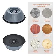 Pé Suporte Máquina Lavar Secar Anti Vibração Antiderrapante Foto mini 3