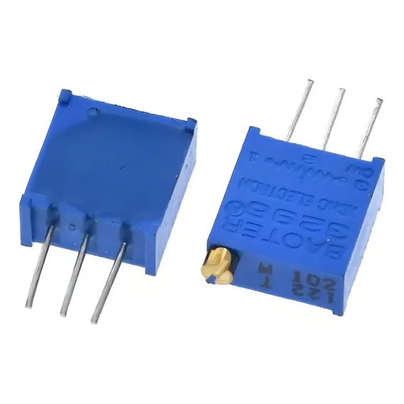 Peças De Trimpot Multivoltas 50k 25 Voltas 3296w 50 Unid Foto 1