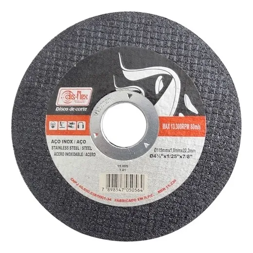 Peças Disco Corte Inox 4.1/2 X 1mm 15055 Prata Disflex Foto 1